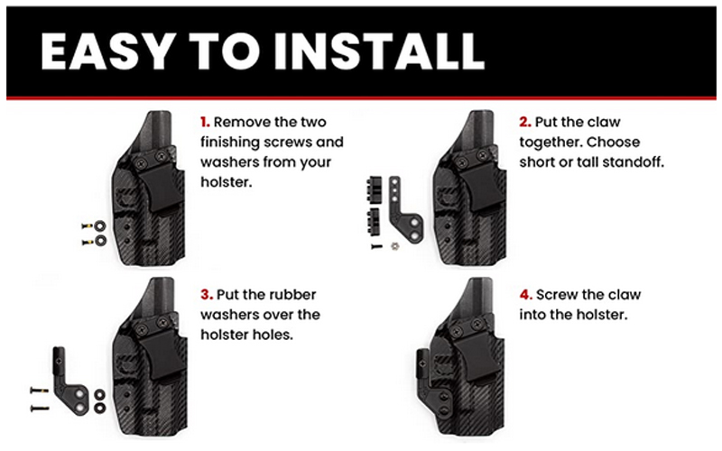 How To Install A Holster Claw?