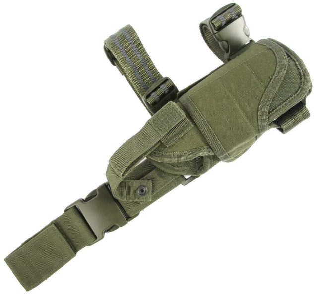 Cordura Adjustable Leg Holster, Olive Drab