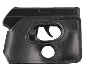 Desantis Pocket Shot Holster - Ambi Leather Ruger LCP Black